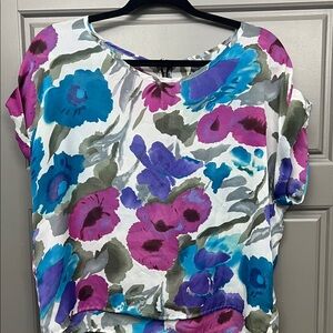 Floral Print Women's Top